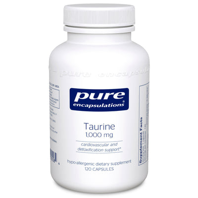Taurine 1000mg Pure Encapsulations 120 Ct.