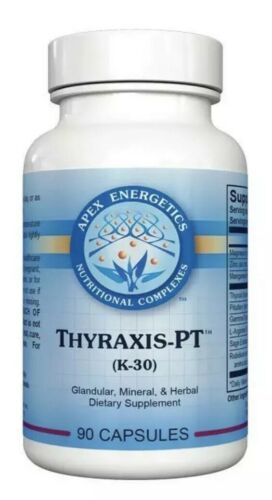 Thyraxis-PT Apex Energetics parathyroid thyroid support supplement bottle 90 capsules K-30