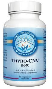 Thyro-CNV Apex Energetics thyroid support supplement bottle 120 capsules with phytonutrients and selenium