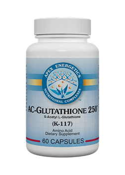 Apex Energetics AC-Glutathione 250 K117 acetylated glutathione capsules