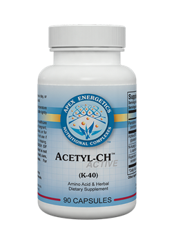 Apex Energetics Acetyl-CH Active K40 acetylcholine focus and memory capsules