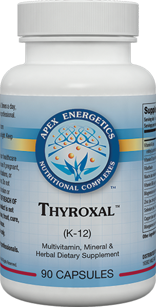 Apex Energetics Thyroxal thyroid and endocrine support capsules with glandular